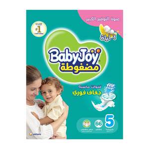 Baby Joy Diaper Size 5 Junior 14-23 kg Giant Pack 66 pcs