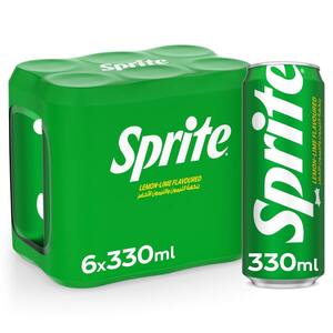 Sprite Regular Can Value Pack 6 x 330 ml