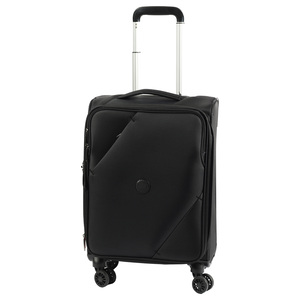 Delsey Maringa 4 Wheel Soft Trolley, 55 cm, Black