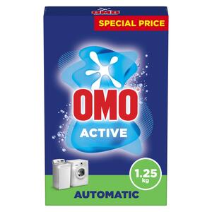 Omo Automatic Powder Laundry Detergent, Active 1.25 kg