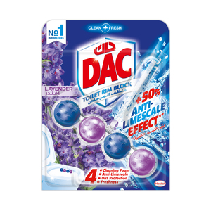 Dac Clean and Fresh Toilet Rim Block Lavender 50 g