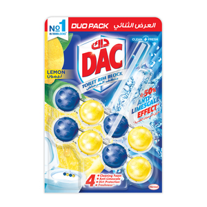 Dac Lemon Toilet Rim Block 100 g