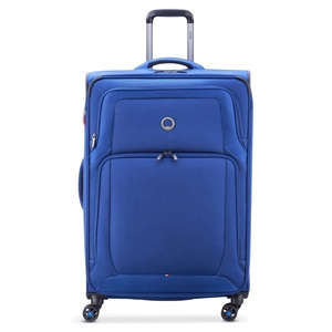 Delsey Optimax 4 Wheel Soft Trolley, 70 cm, Blue