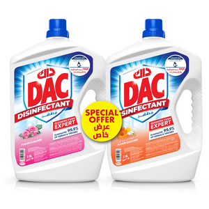 Dac Disinfectant Rose 2.9 Litre + Floral 2.9 Litre