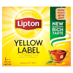 Lipton Yellow Label Black Tea 100 Teabags