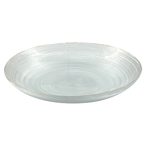 Glascom Decorative Dinner Plate, 21 cm, Clear, ARES0550