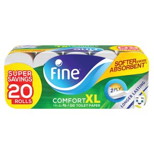 Fine Comfort XL Toilet Paper 2ply 20pcs