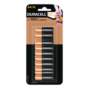 Duracell Alkaline Battery AA 16pcs