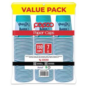 Papco Paper Cups 7oz Value Pack 3 x 50 pcs