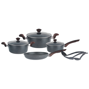 Chefline Carbon Steel Cookware Set CK10GREY 10 pcs