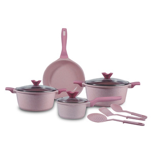 Chefline Die Cast Cookware Set 175810PNK 10pcs Set