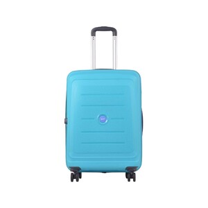 VIP 4Wheel Hard Trolley Manama Gold 55cm Blue