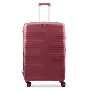 VIP Karl Plus 4 Wheel Hard Trolley 66cm Maroon