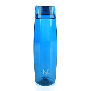 Cello H2O Octa Plastic Water Bottle, 1 L, Blue, Octav1000