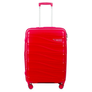 Carlton Olympus 4 Wheel Hard Trolley 76cm Rose Red