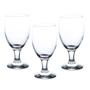 Diamond Stem Glass Cheerful 3pcs 300ml