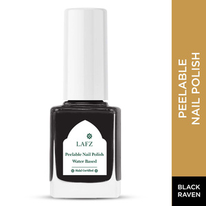 Lafz Peelable Nail Polish, 11 ml, Black Raven