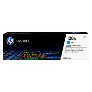 HP 128A Original Laserjet Toner Cartridge, Cyan, CE321A