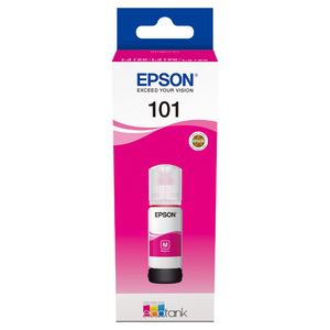 Epson Eco Tank Magenta Ink Bottle, C13T03V34A