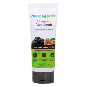 Mamaearth Face Scrub with Charcoal & Walnut 100 g