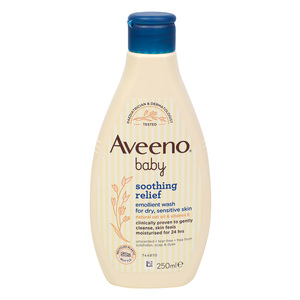 Aveeno Baby Emollient Wash Soothing Relief 250 ml