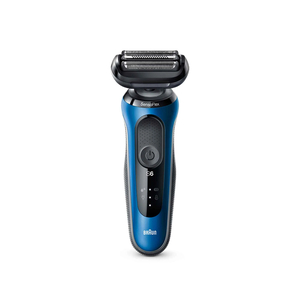 Braun Wet and Dry Shaver With Travel Case, Blue, 61-B1000s