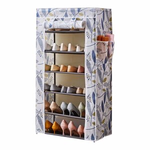 Maple Leaf 6Layer Shoe Rack, Foldable Shoe Organizer KT2706