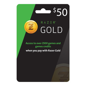 Razer Gold Digital Gift Card, $50 (Global)