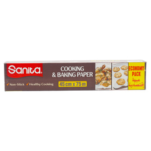 Sanita Cooking & Baking Paper 45cm x 75m 1 pc