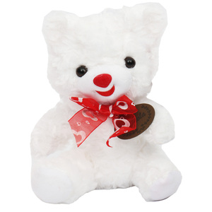 Fabiola Teddy Bear Plush With Heart 20cm YCF22056 Assorted