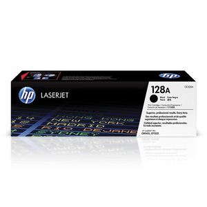 HP 128A Original Laserjet Toner Cartridge, Black, CE320A