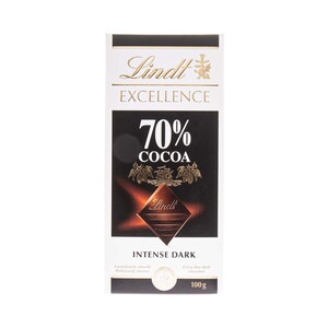 Lindt Excellence 70 % Cocoa Dark Chocolate 100 g