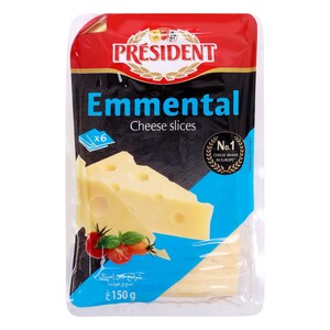 President Emmental Cheese Slices 150 g