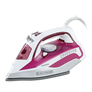 Black+Decker Steam Iron with Ceramic Soleplate, 2400 W, 380 ml, X2400-B5