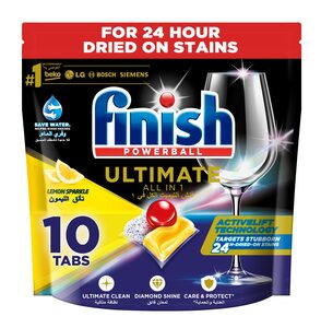 Finish Dishwashing Quantum Powerball Lemon 10pcs 125 g