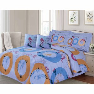 Barbarella Cotton Fitted Sheet Double (137x200+25cm) 3pcs Set 144TC Sodhi