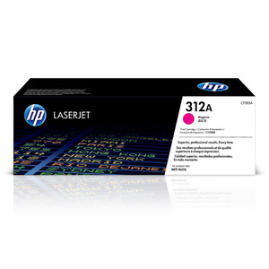 HP 312A Original LaserJet Toner Cartridge, Magenta, CF383A