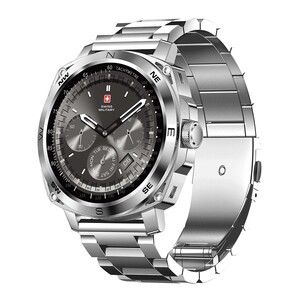 Swiss Military DOM4 Smartwatch Silver Steel