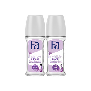 Fa Invisible Power Roll On Deodorant Value Pack 2 x 50 ml