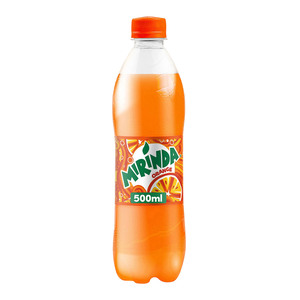 Mirinda Orange Carbonated Soft Drink Plastic Bottle 500 ml