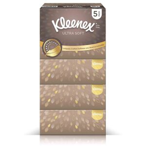 Kleenex Ultra Soft Gentle Care Facial Tissue 3ply 5 x 96 Sheets