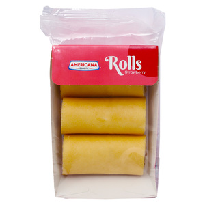 Americana Strawberry Mini Rolls 3 pcs 60 g