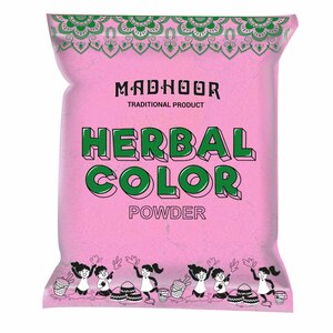 Madhoor Holi Herbal Color Powder 100g Assorted