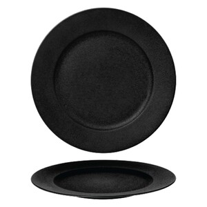 Qualitier Sand Series Flat Plate, Black, 27cm, 5051A