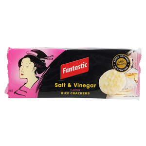 Fantastic Salt & Vinegar Rice Crackers 100 g