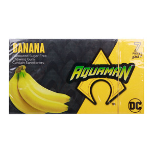 Aquaman Sugar Free Bubble Gum Banana 14.5 g
