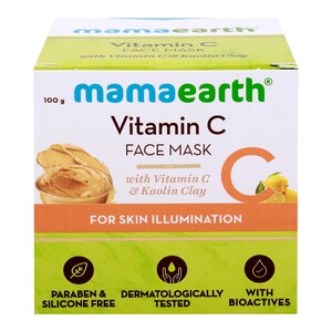 Mamaearth Face Mask with Vitamin C & Kaolin Clay 100 g