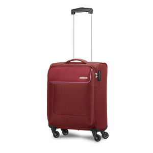 American Tourister Jamaica 4 Wheel Soft Trolley, 58 cm, Maroon