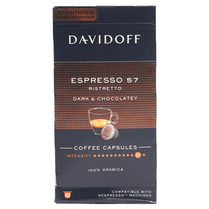 Davidoff Espresso 57 Dark & Chocolatey 10pcs 55 g