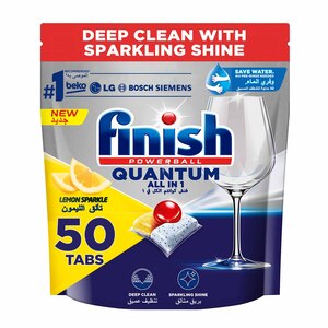 Finish Powerball Quantum All in 1 With Lemon Sparkle 50pcs